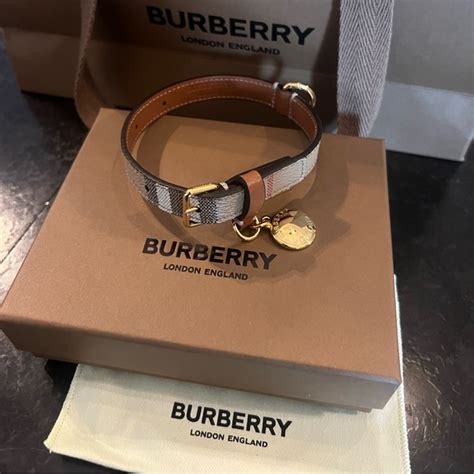 burberry animal|authentic Burberry dog collar.